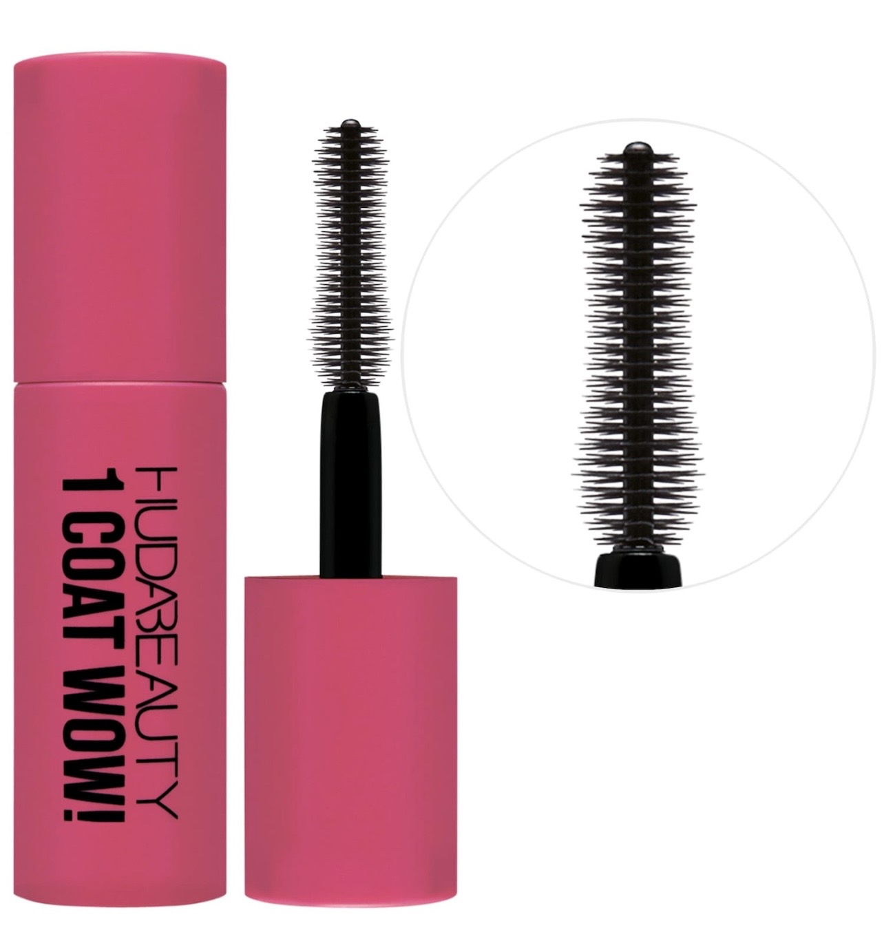 مینی ریمل هدی بیوتی ۷ میل مدل ۱ کُت واو Huda Beauty One Coat Wow mini mascara
